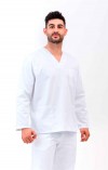 CAMISOLA MANGA LARGA 114010 BLANCA